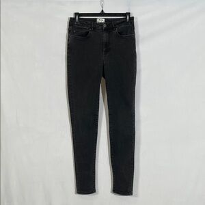 Acne Studios Jeans Denim Size 30 Black Gray Skinny Stretch EUC